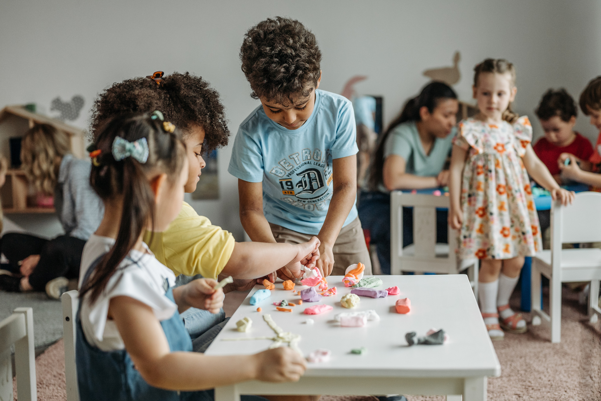 Children Playing in the Room